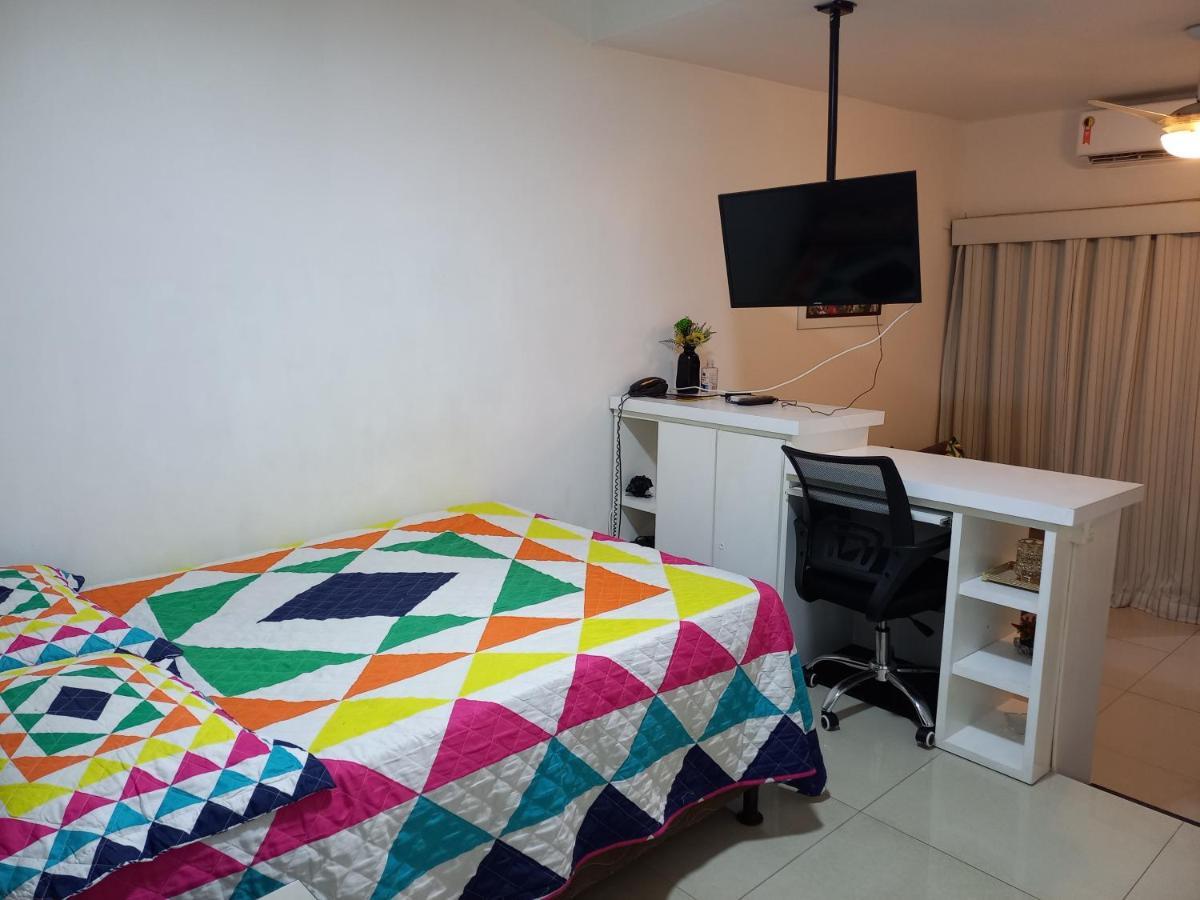 Studio Lateral vista mar Barra cama de casal Netflix Salvador de Bahía Exterior foto